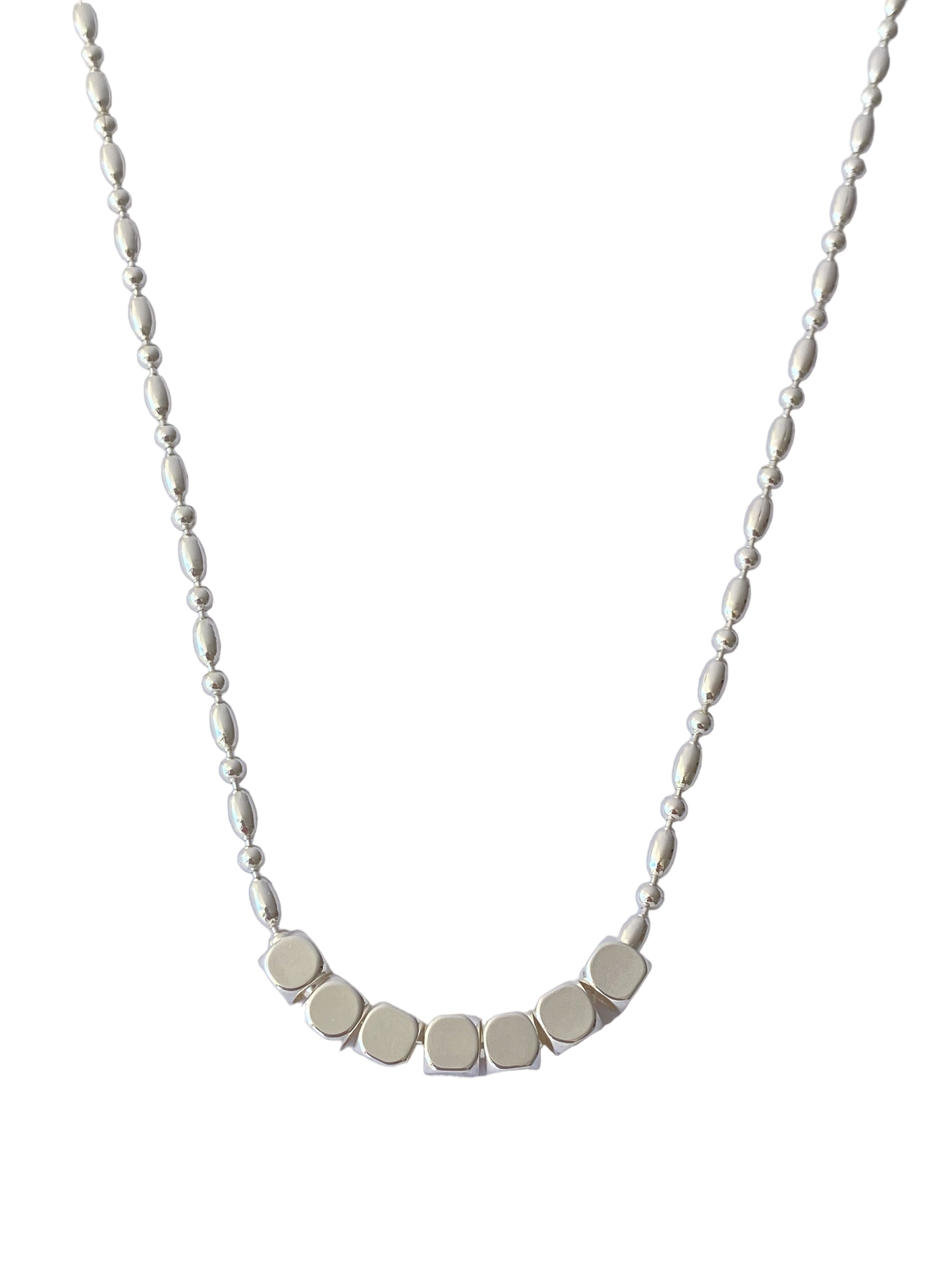 JAMT.B Cubes Pendant Chain Necklace