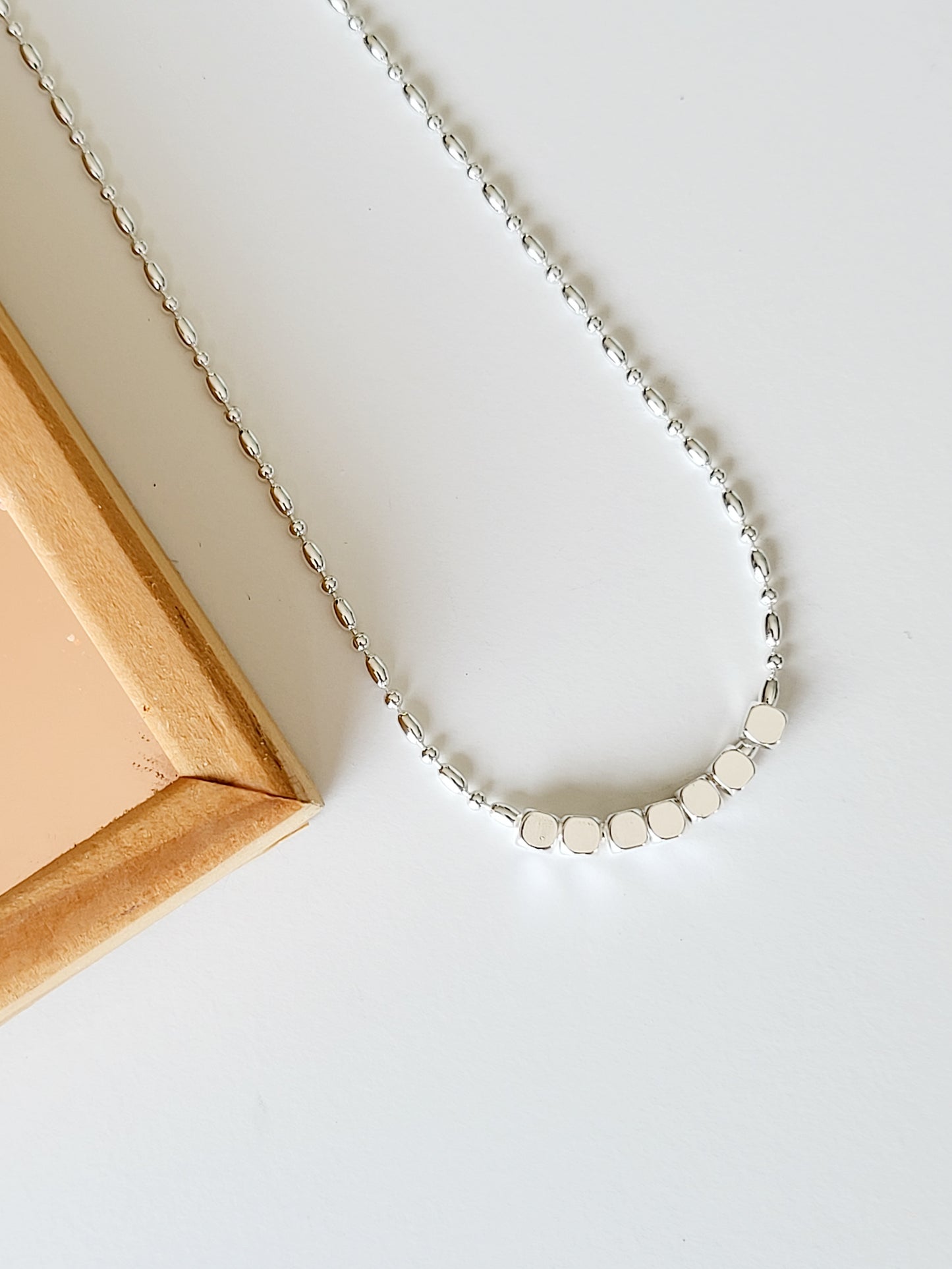 JAMT.B Cubes Pendant Chain Necklace