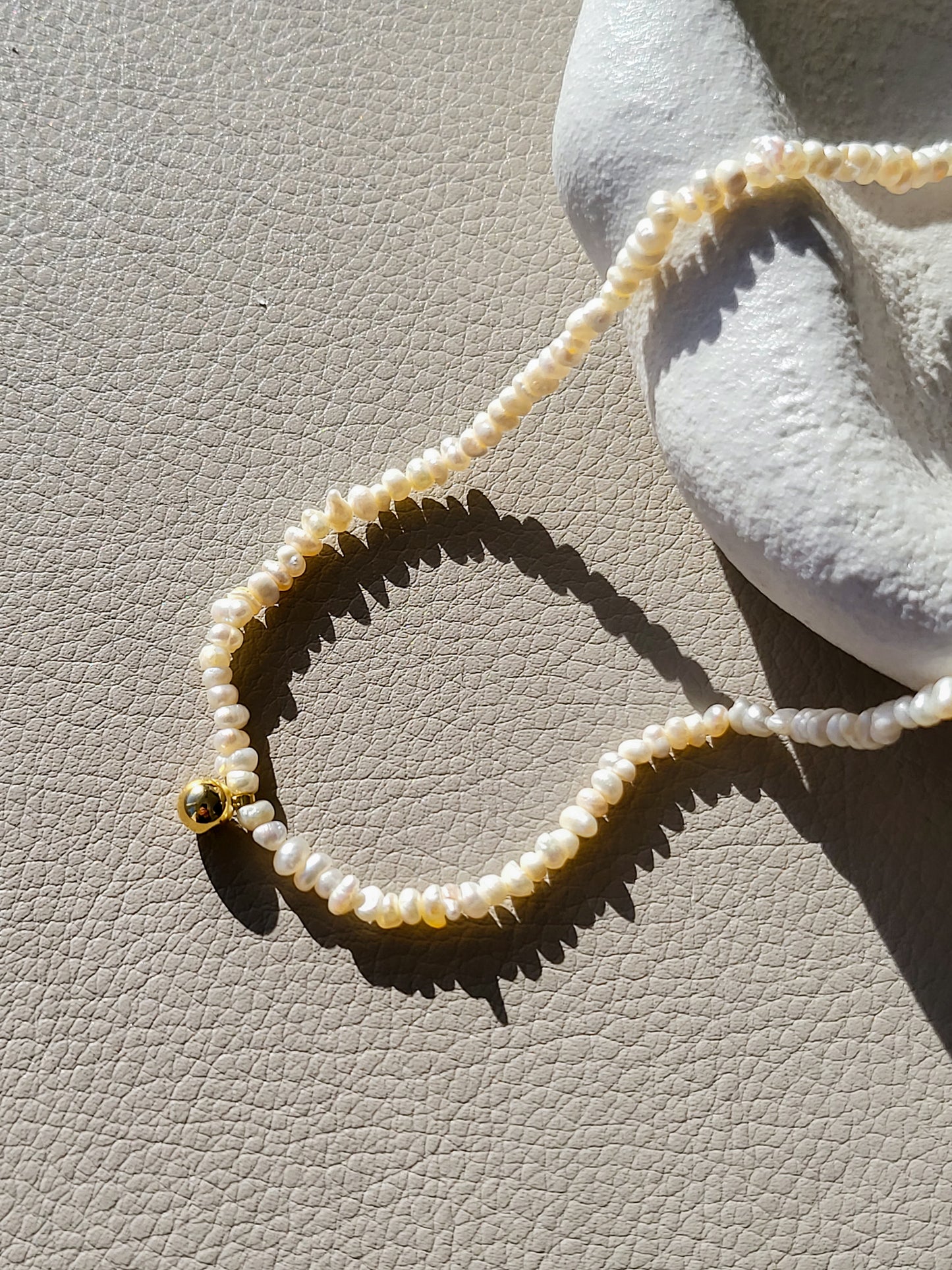 JAMT.B Seed Pearl Choker Necklace
