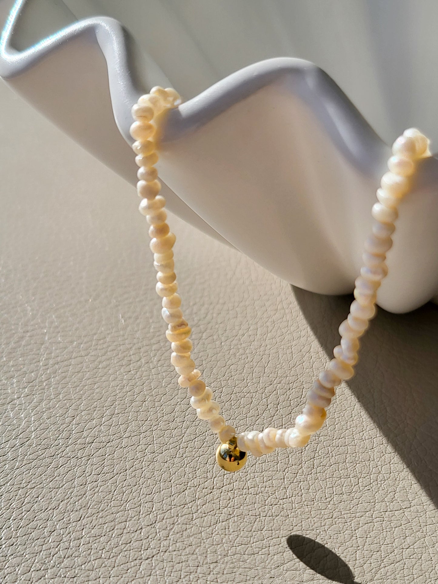 JAMT.B Seed Pearl Choker Necklace