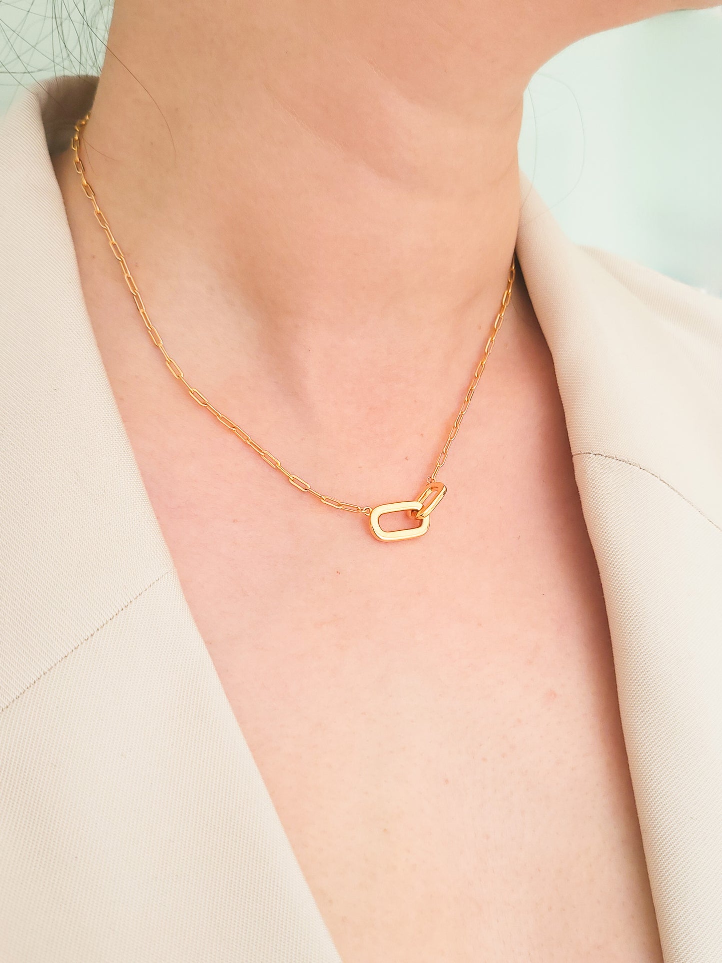 Linked Chain Necklace