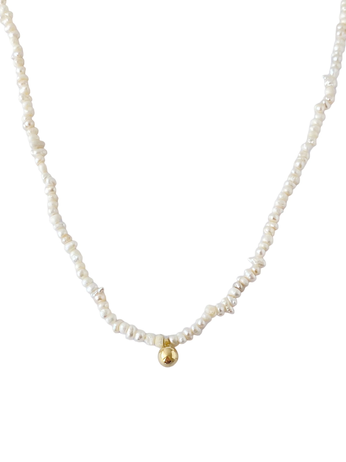 JAMT.B Seed Pearl Choker Necklace