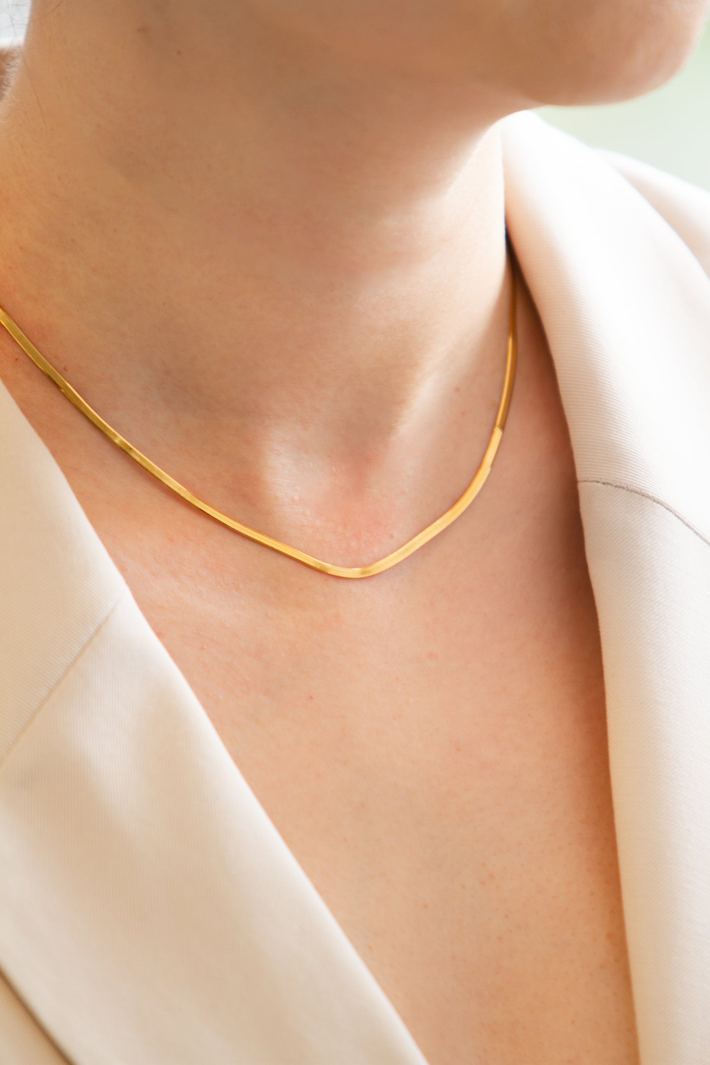 herringbone necklace
