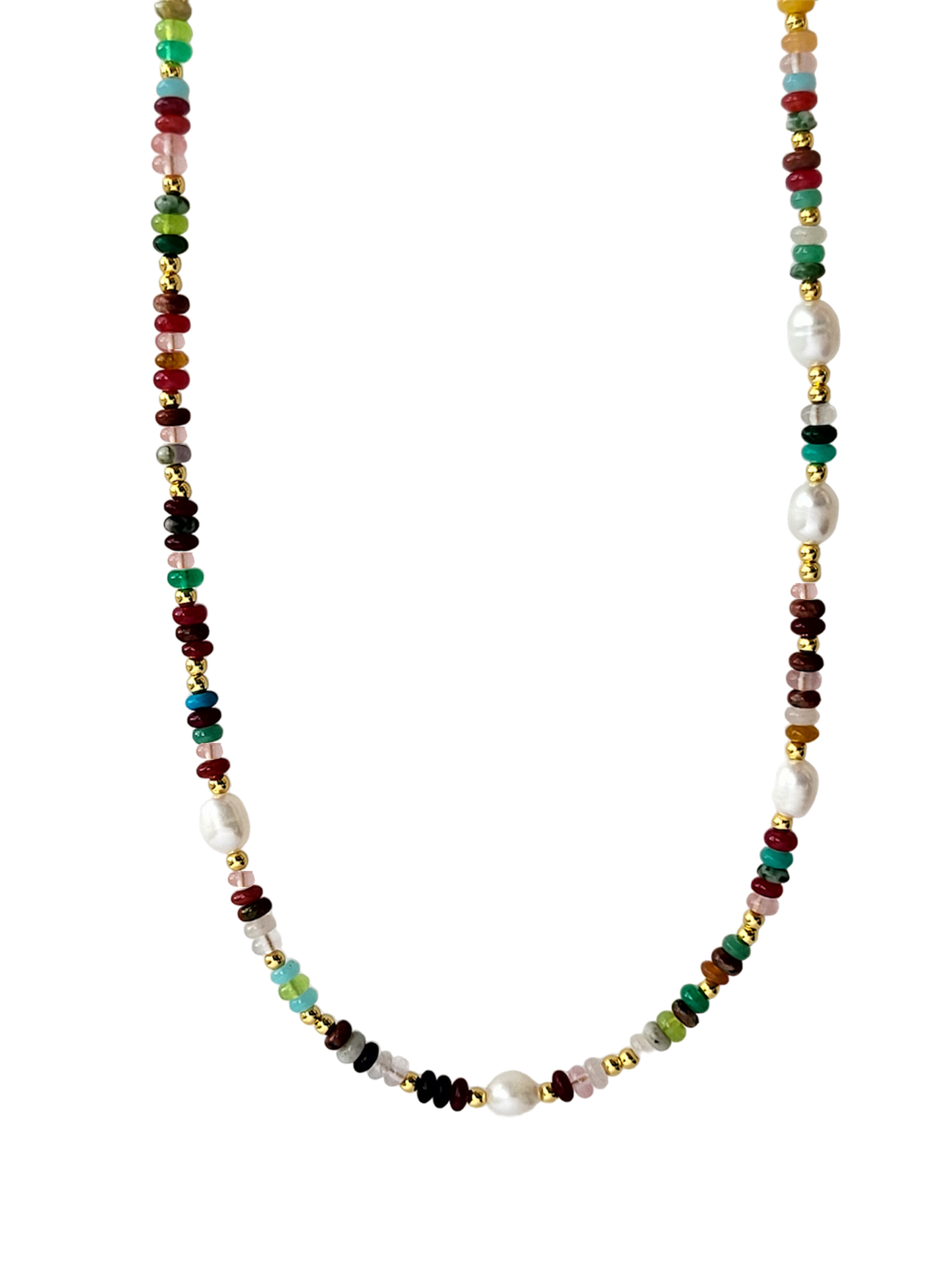 Gemstone & Pearl Necklace