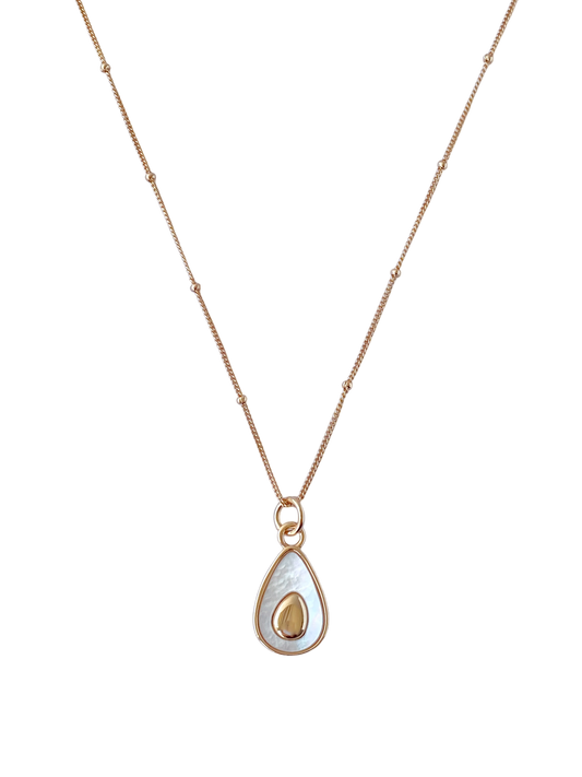 18K Gold Plated Avocado Pendant Necklace