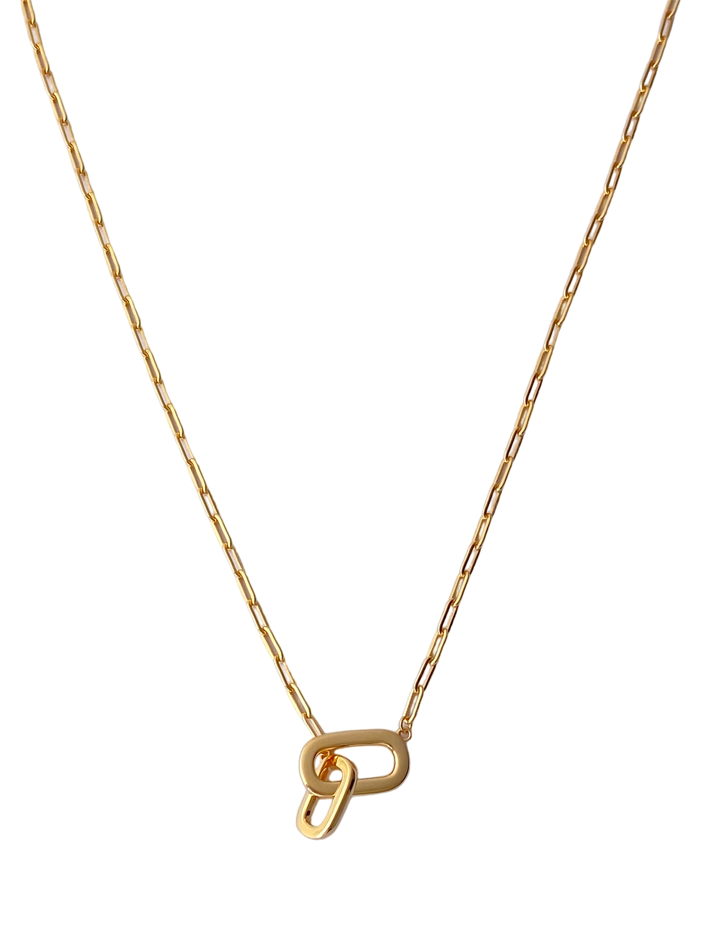 18K Gold Verme Linked Chain Necklace