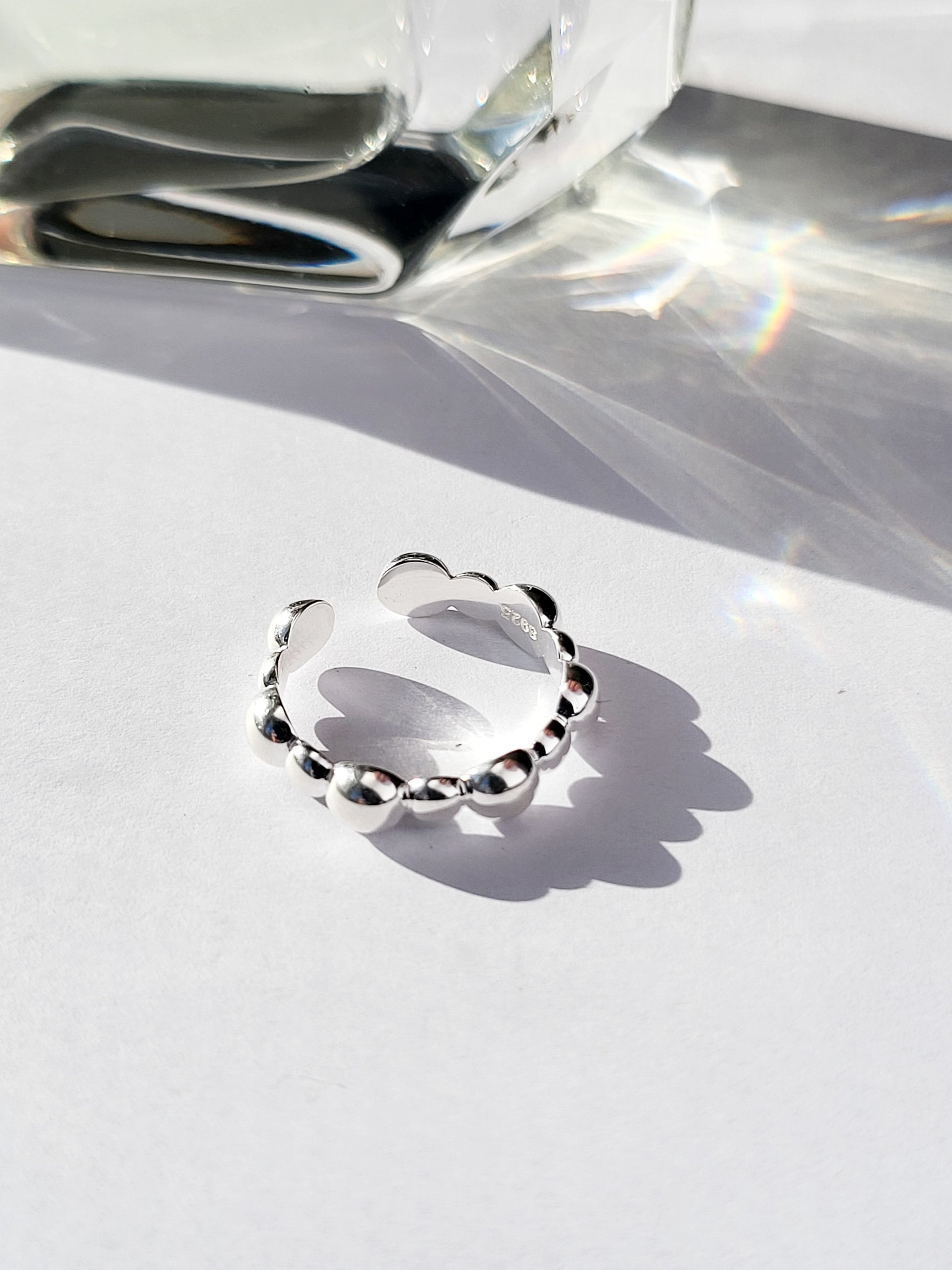 JAMT.B 925 Sterling Silver Bubble Ring